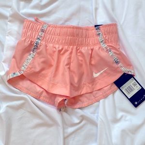NWT Pink/Corral Girls Nike Dri-Fit Shorts Size XS